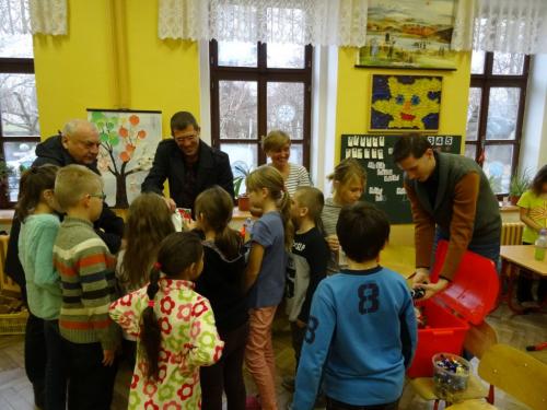 9.12.2016 Návštěva starosty Mildenau v základní škole